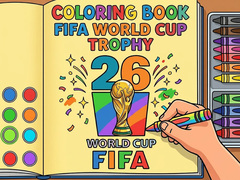Spēle Coloring Book: FIFA World Cup Trophy