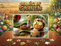 Spēle Mojicon Garden Jigsaw Solitaire!