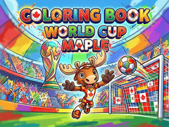 Spēle Coloring Book: World Cup Maple