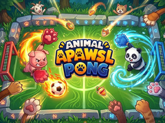 Spēle Animal Paws Pong