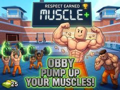 Spēle Obby Pump Up Your Muscles! 