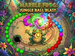 Spēle Marble Frog: Jungle Ball Blast