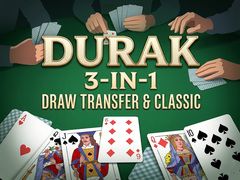 Spēle Durak 3-in-1: Draw Transfer & Classic