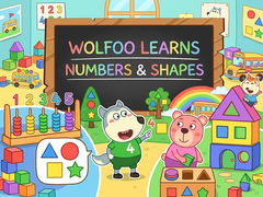 Spēle Wolfoo Learns Numbers & Shapes