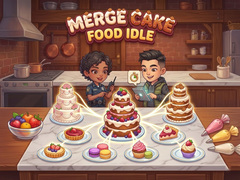 Spēle Merge Cake: Food Idle