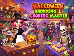 Spēle Halloween Shopping & Cooking Master 