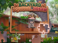 Spēle Backyard Squirrel Jigsaw