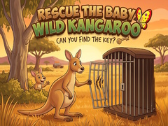 Spēle Rescue the Baby Wild Kangaroo
