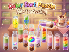Spēle Color Sort Puzzle Milk Tea Sorting
