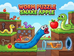 Spēle Worm Puzzle: Snake Apple