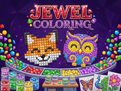 Spēle Jewel Coloring