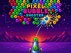 Spēle Pixel Bubble Shooter