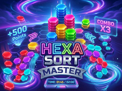 Spēle Hexa Sort Master
