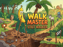 Spēle Walk Master: Stilt Walker