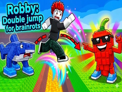 Spēle Robby: Double jump for brainrots