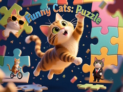 Spēle Funny Cats: Puzzle