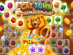 Spēle Cat Town - Tile Match Puzzle