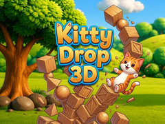Spēle Kitty Drop 3D