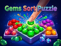 Spēle Gems Sort Puzzle