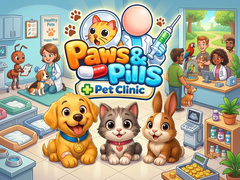 Spēle Paws & Pills: Pet Clinic
