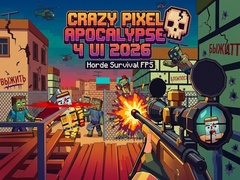 Spēle Crazy Pixel Apocalypse 4 UI 2026