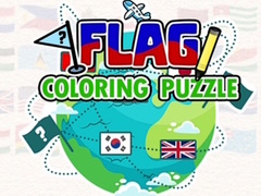 Spēle Flag Coloring Puzzle