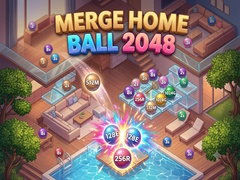 Spēle Merge Home Ball 2048