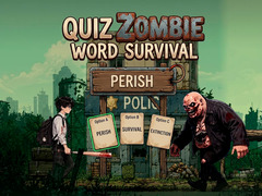 Spēle Quiz Zombie Word Survival