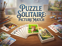 Spēle Puzzle Solitaire Picture Match