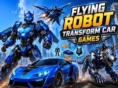 Spēle Flying Robot Transform Car Games