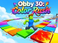 Spēle Obby 30: Color Rush