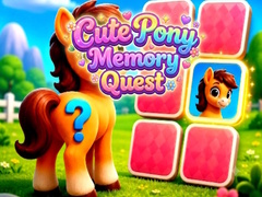 Spēle Cute Pony Memory Quest