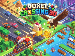 Spēle Voxel Crossing 3D