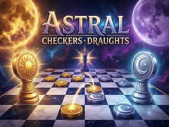 Spēle Astral Checkers Draughts