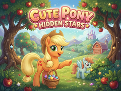 Spēle Cute Pony: Hidden Stars