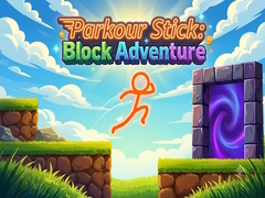 Spēle Parkour Stick: Block Adventure