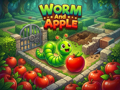 Spēle Worm and Apple