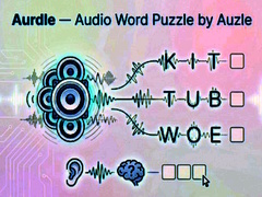 Spēle Aurdle — Audio Word Puzzle by Auzle