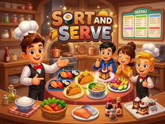 Spēle Sort and Serve