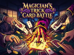 Spēle Magician's Trick Card Battle