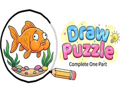 Spēle Draw Puzzle Complete One Part