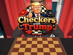 Spēle Checkers with Trump