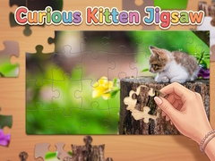 Spēle Curious Kitten Jigsaw