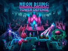 Spēle Neon Ruins: Tower Defense
