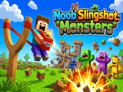 Spēle Noob Slingshot: Monsters
