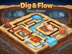 Spēle Dig & Flow - Save Water