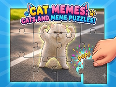Spēle Cat Memes: Cats and Meme Puzzles!