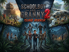 Spēle Schoolboy and Granny 2: Survival in the Forest