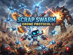 Spēle Scrap Swarm: Drone Protocol