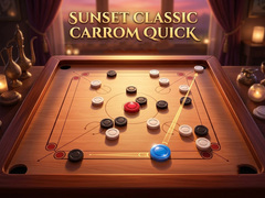 Spēle Sunset Classic Carrom Quick